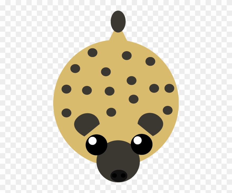 Hyena - Polka Dot Clipart