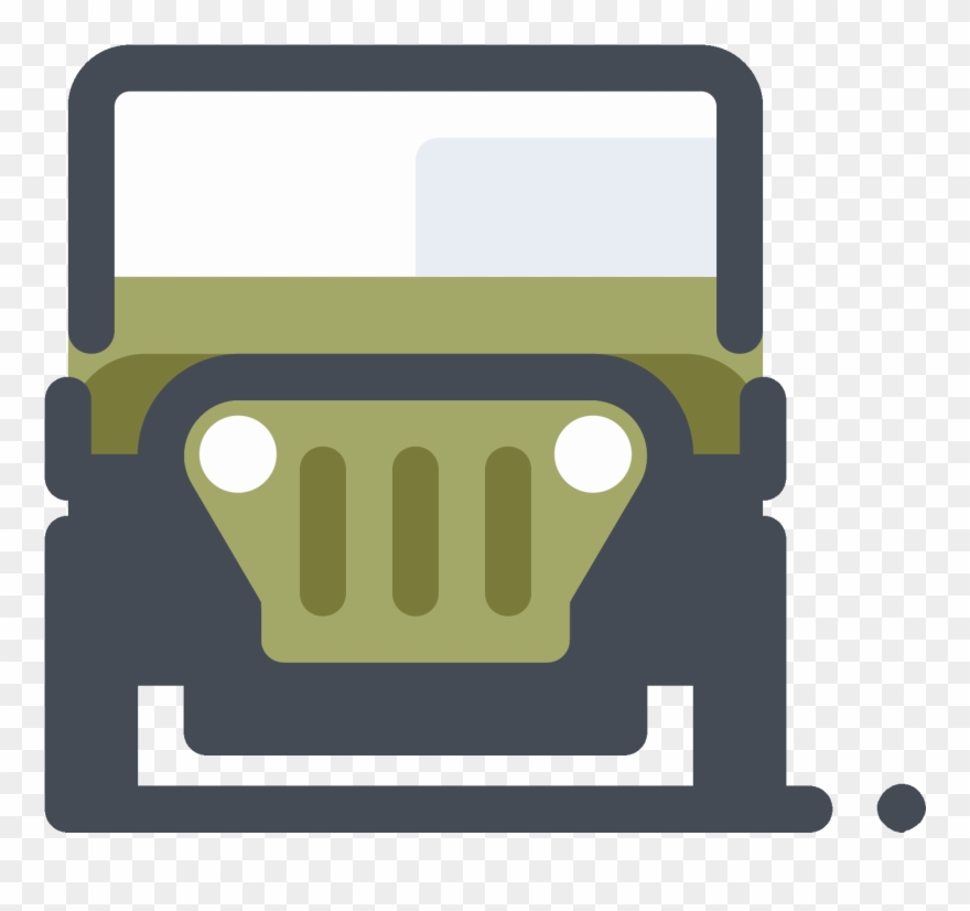 Jeep Wrangler Icon - Sign Clipart