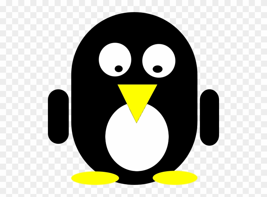 Inkcape Tux - Wikimedia Commons Clipart