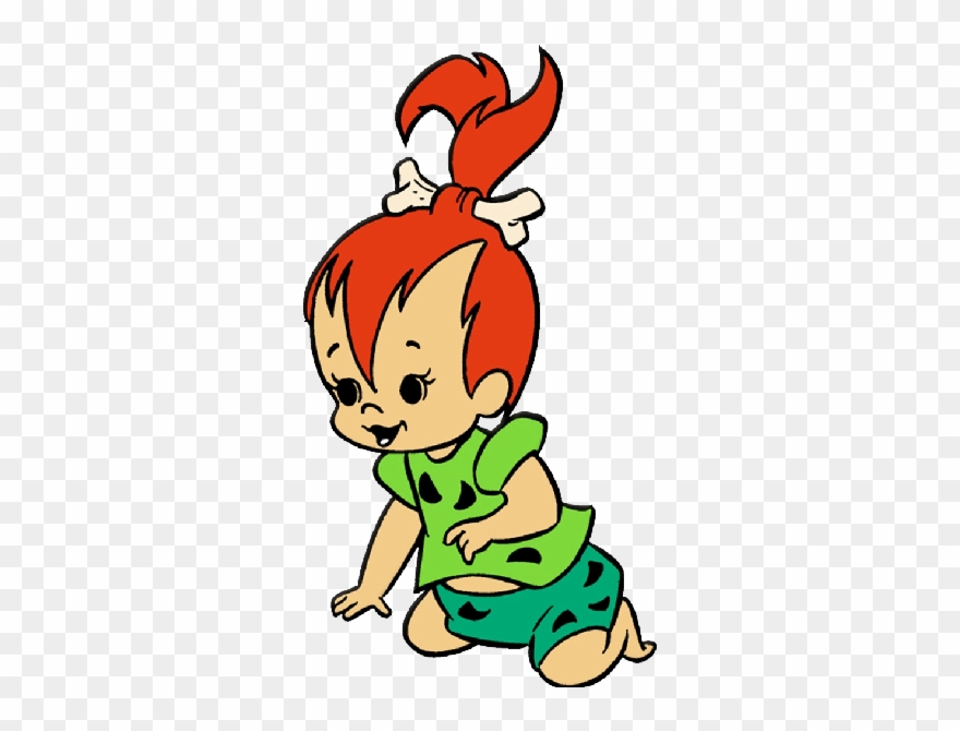 Flintstones Clip Art Cliparts - Pebbles Flintstone - Png Download
