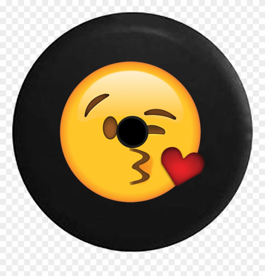 Jeep Wrangler Jl Backup Camera Day Blowing Kiss Heart - Circle Clipart