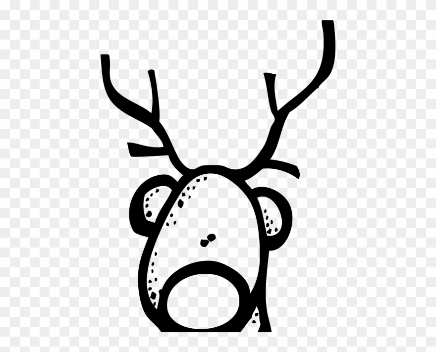 Christmas Melonheadz Elf Clipart Black And White - Png Download