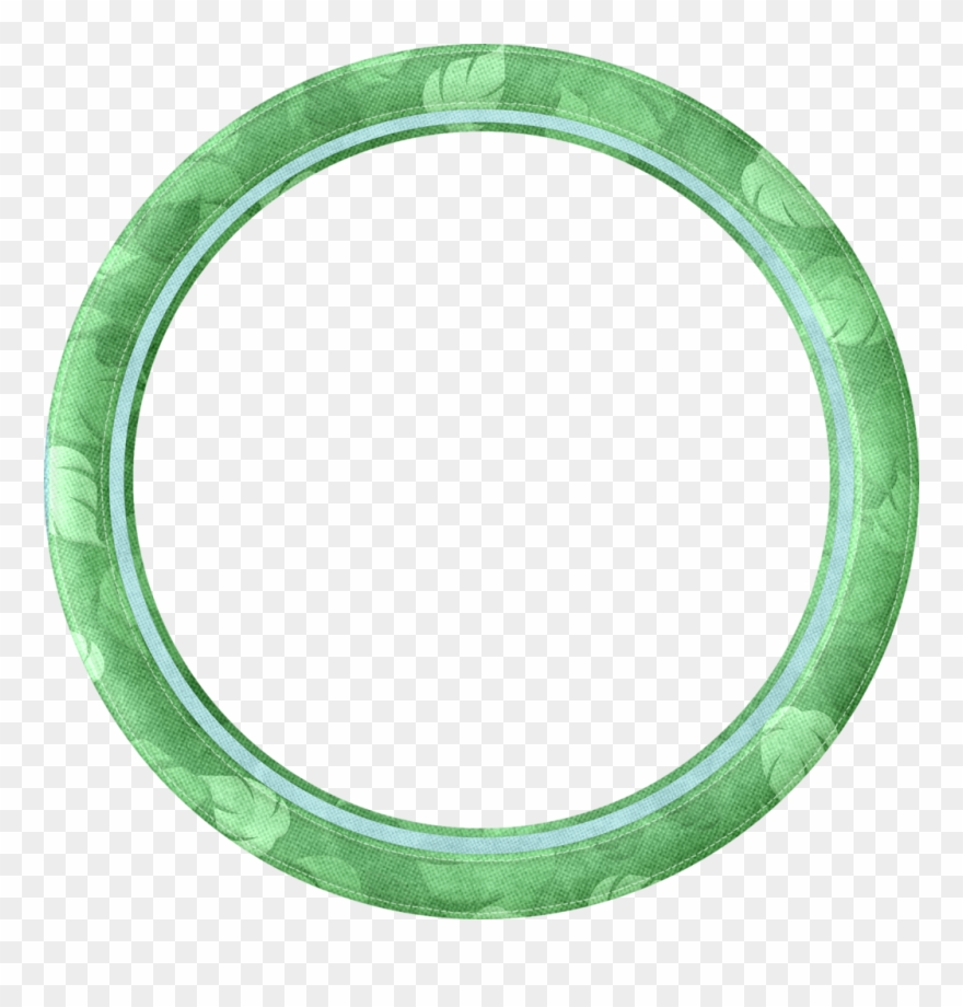 Coleccion Fabusaurus - Molduras Redonda Png Verde Clipart