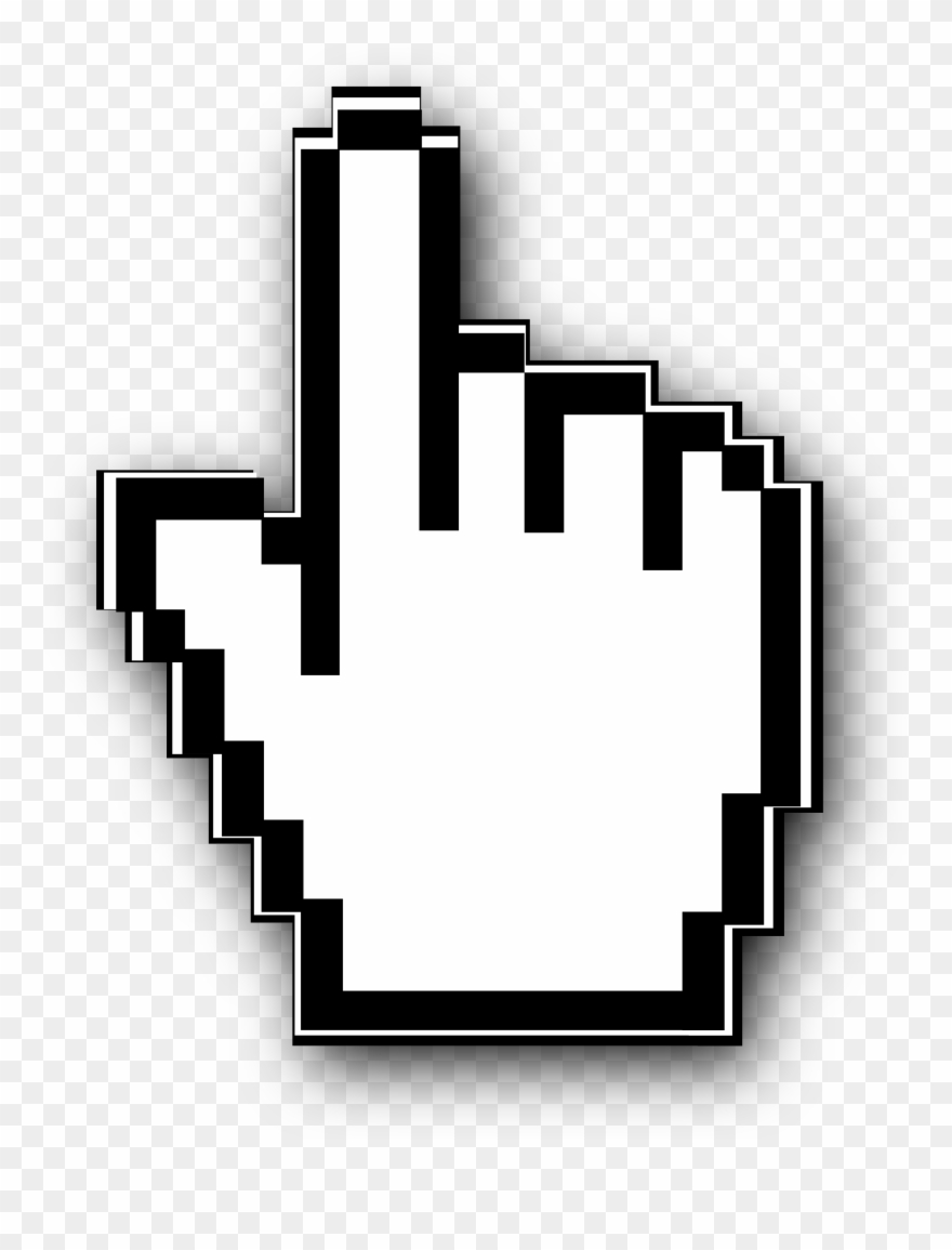 Free Cursor Hand Clipart Illustration - Hand Cursor - Png Download