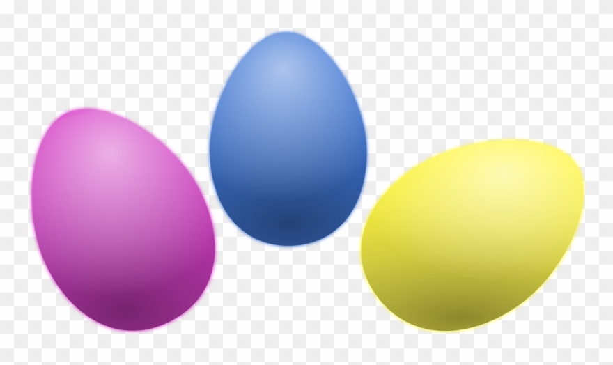 Easter Eggs Png Transparent Images - Colored Eggs Clipart