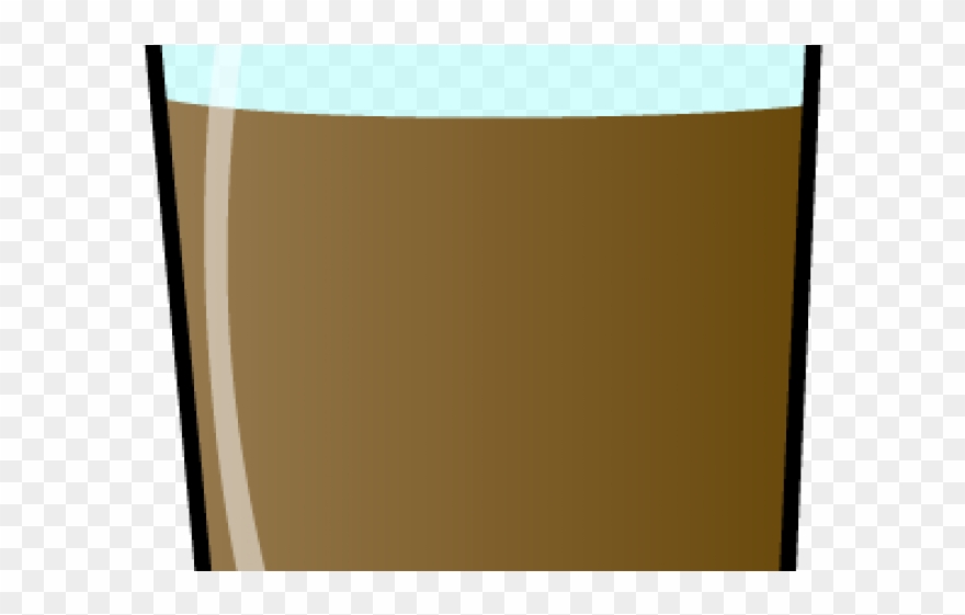 Chocolate Milk Clipart - Pint Glass - Png Download