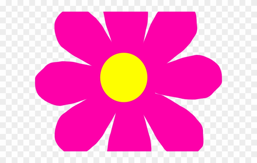 Easter Flower Clipart Little Flower - Purple And Yellow Animated Flowers - Png Download