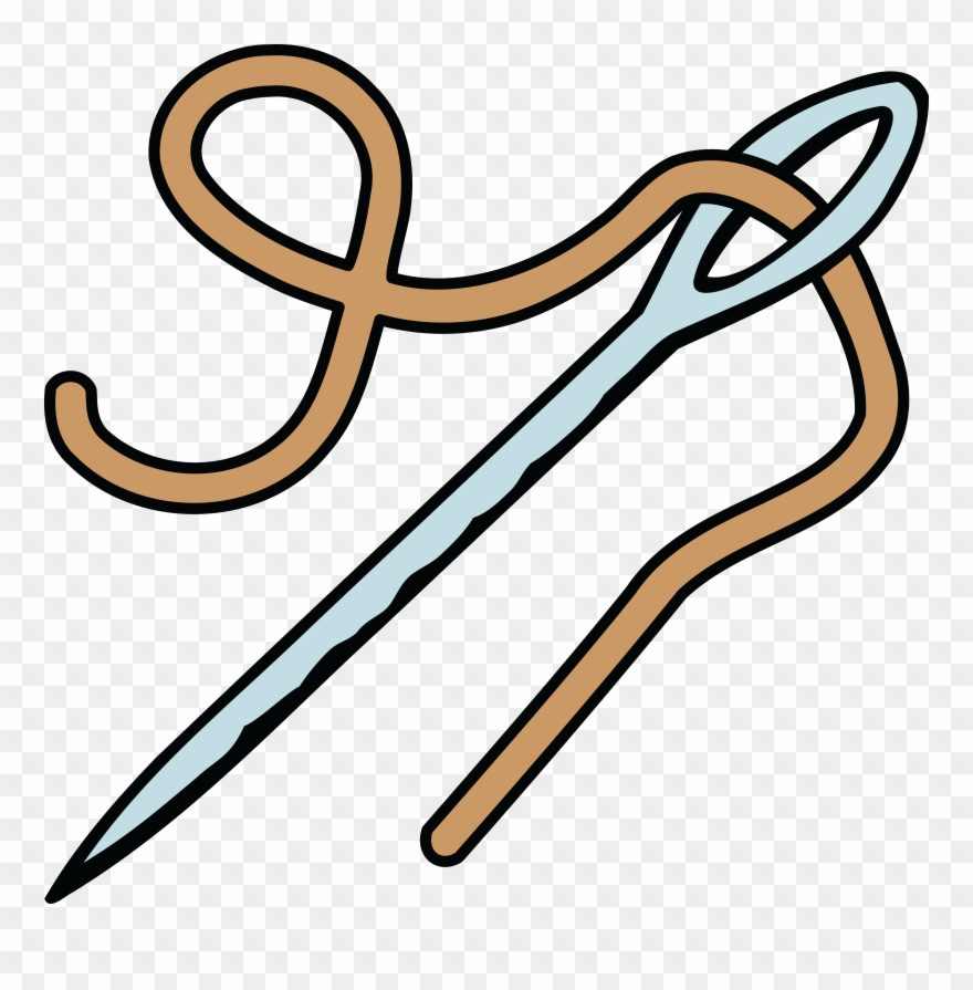 Free Clipart Of A Needle And Thread - Clipart Picture Of Needle - Png Download