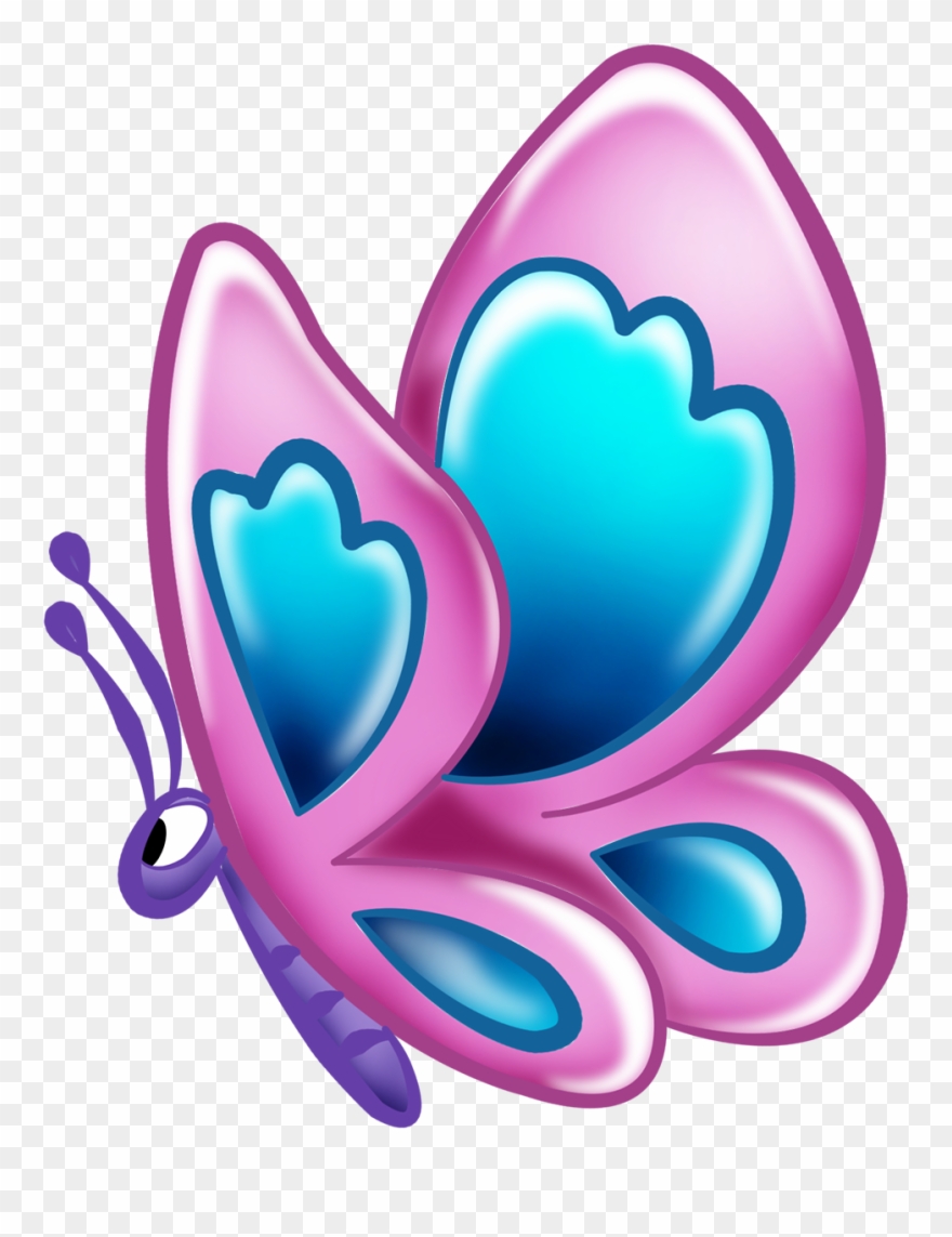 0 10c898 3ba171b7 Orig Butterfly Clip Art, Worms, Snail, - Бабочка Мультяшная Без Фона - Png Download