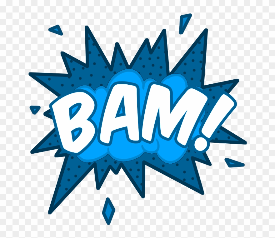 Onomatopoeia Bam Clipart