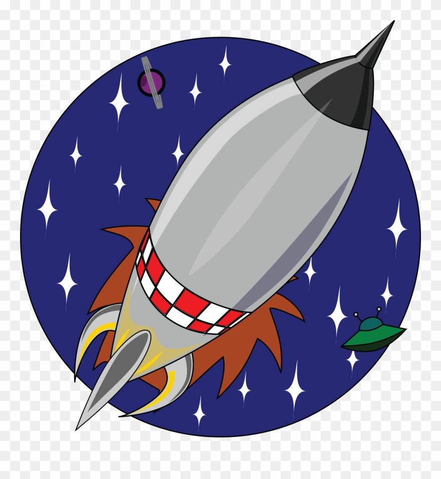 Free Clipart Of A Shuttle Rocket In A Circle - Star War. Kid Coloring Book By Capt Lucas Armstrong - Png Download