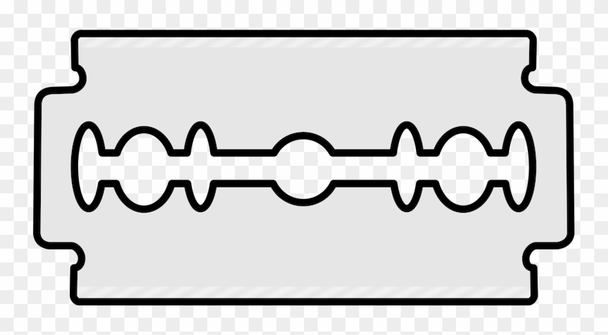 Picture - Razor Blade Drawing Clipart