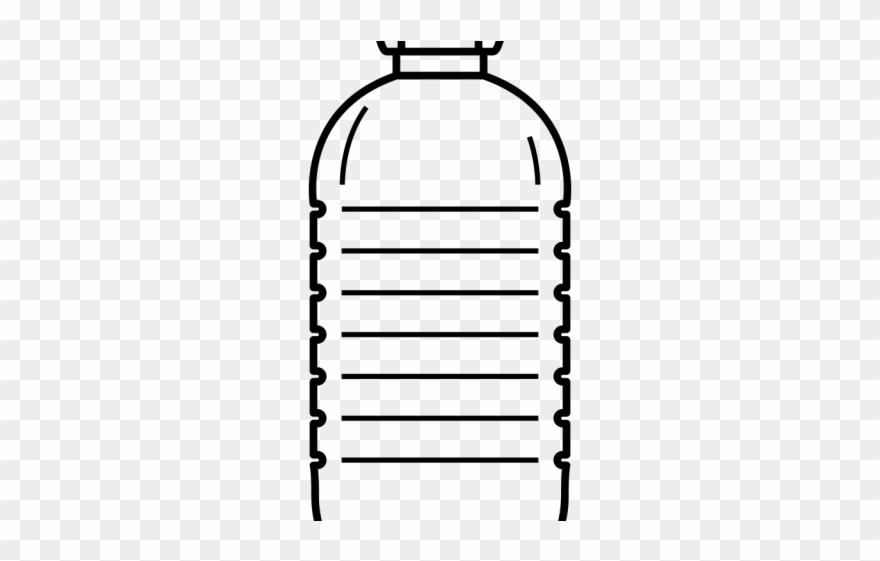 Plastic Bottles Clipart Colouring Page - Plastic Bottle - Png Download