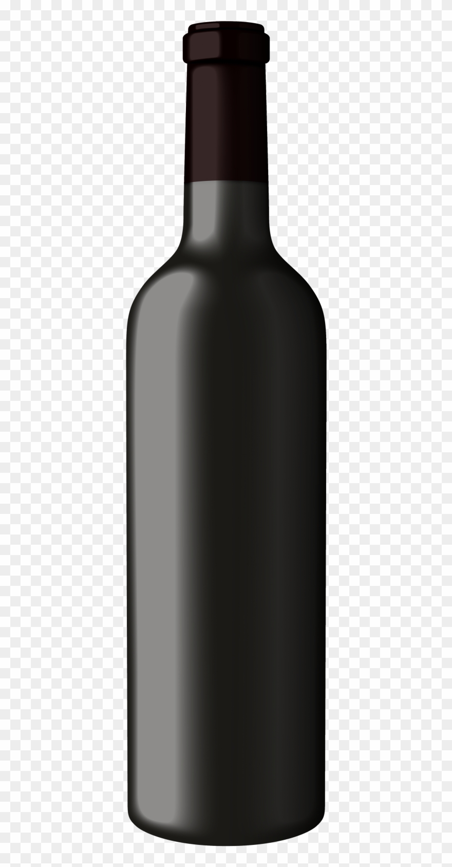 Enter Online Store - Black Wine Bottle Clipart - Png Download