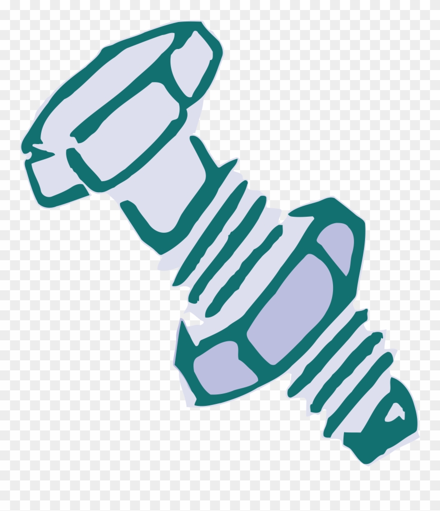 Free Clipart Of A Bolt And Nut - Mur Dan Baut Vector - Png Download