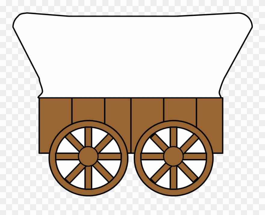 Covered Wagon - Cart Clipart