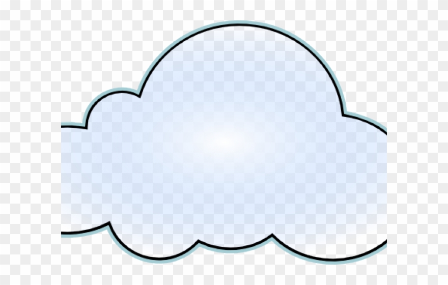 Clouds Clipart - Cloud Coloring Pages - Png Download