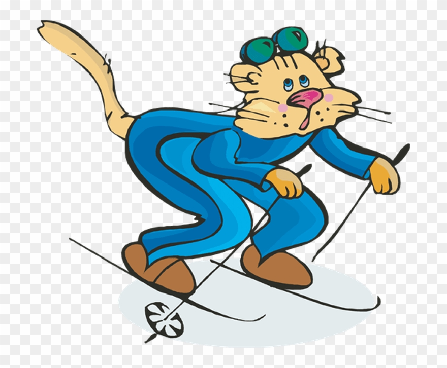 Fun - Cat Snow Clipart - Png Download