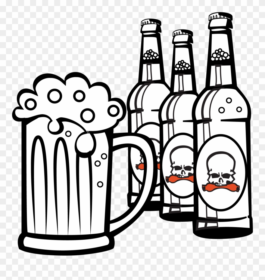 Beer Garden Vendors - Botella De Cerveza Dibujo Clipart