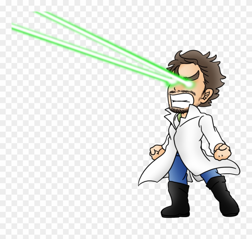 If You're Looking To Discuss Nerdy Tech, He's All Ears - Cartoon Clipart