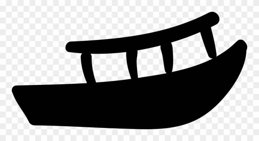 Svg Royalty Free Library Canoe Silhouette Clipart - Boat - Png Download