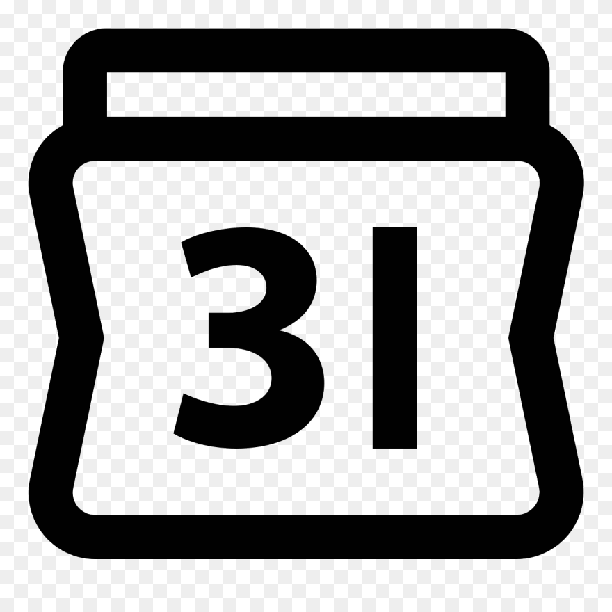 Google Calendar Icon Png Clipart , Png Download - Google Calendar Icon Png Black Transparent Png
