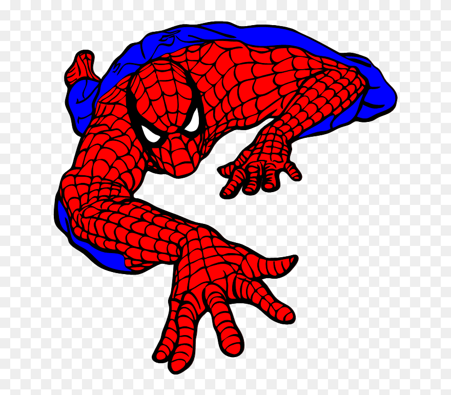 Spider-man Scalable Vector Graphics Clip Art Superhero - Svg Files Spiderman Vector - Png Download