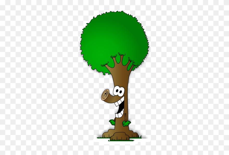 Comic Tree - Cartoon Tree Clipart