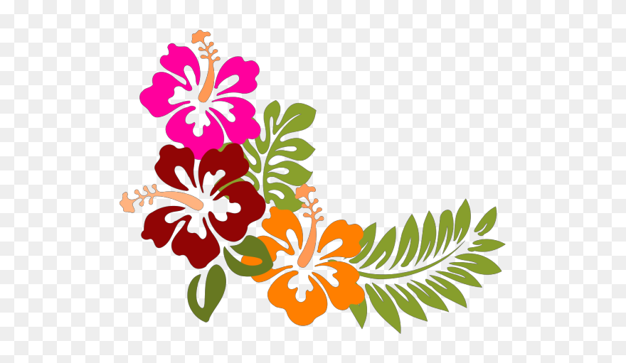Hawaiian Flower Cartoon Png Clipart