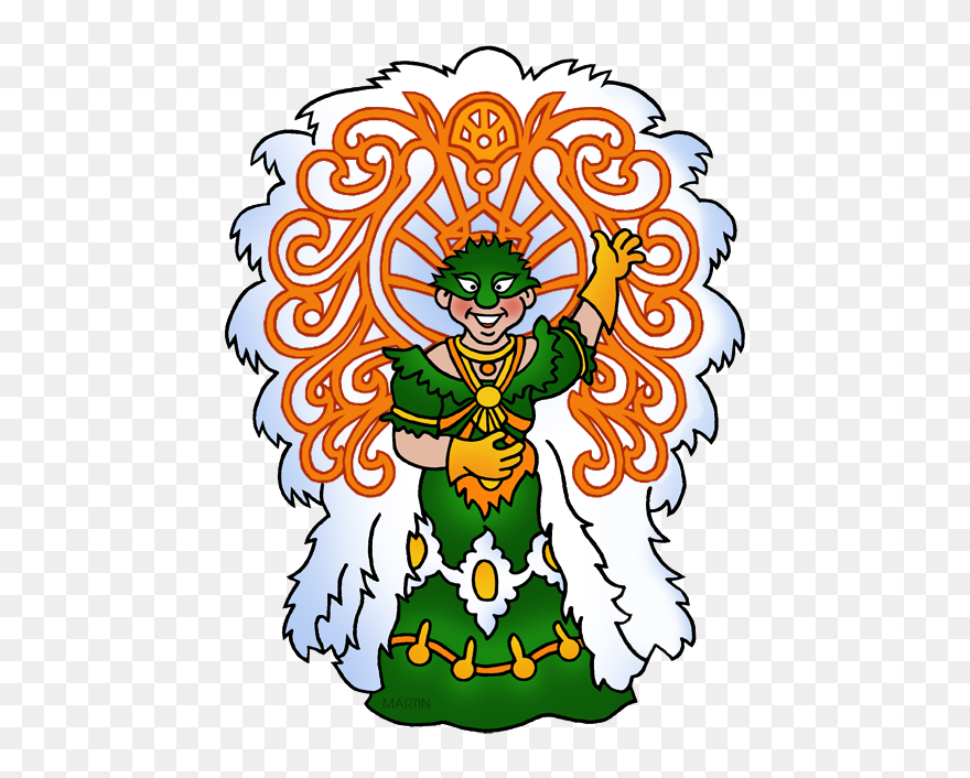 Mardi Gras Dancer - Clip Art - Png Download