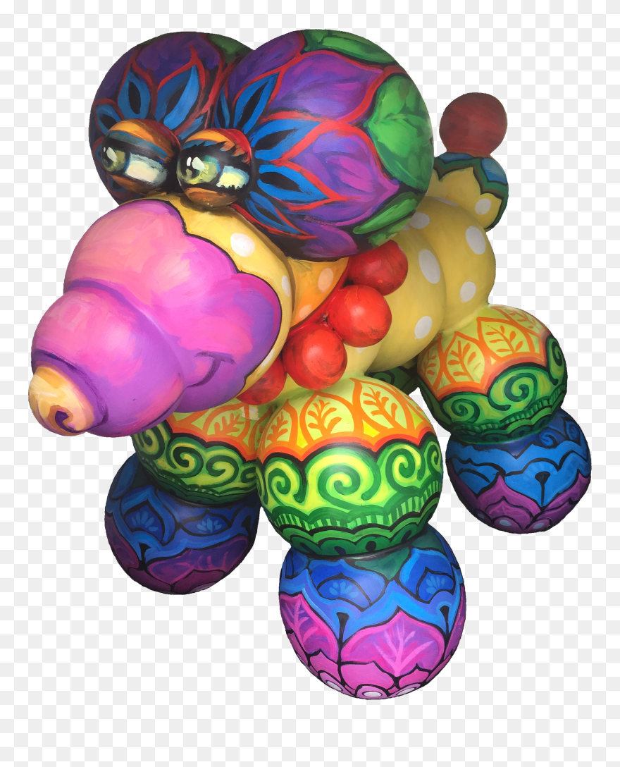 Mardi Gras Bead Dog Clipart - Png Download