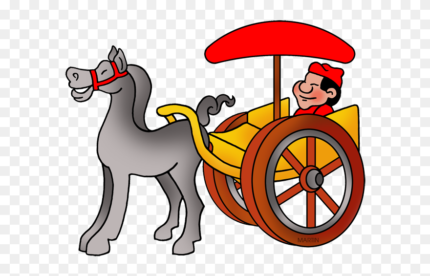 Chinese Carriage - Cartoon Clipart