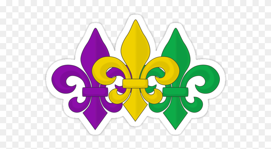 "mardi Gras Fleurs De Lis Clipart