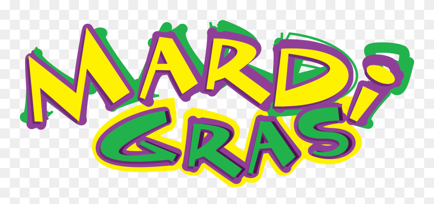 Mardi Gras Yellow And Green Clip Art , Png Download Transparent Png