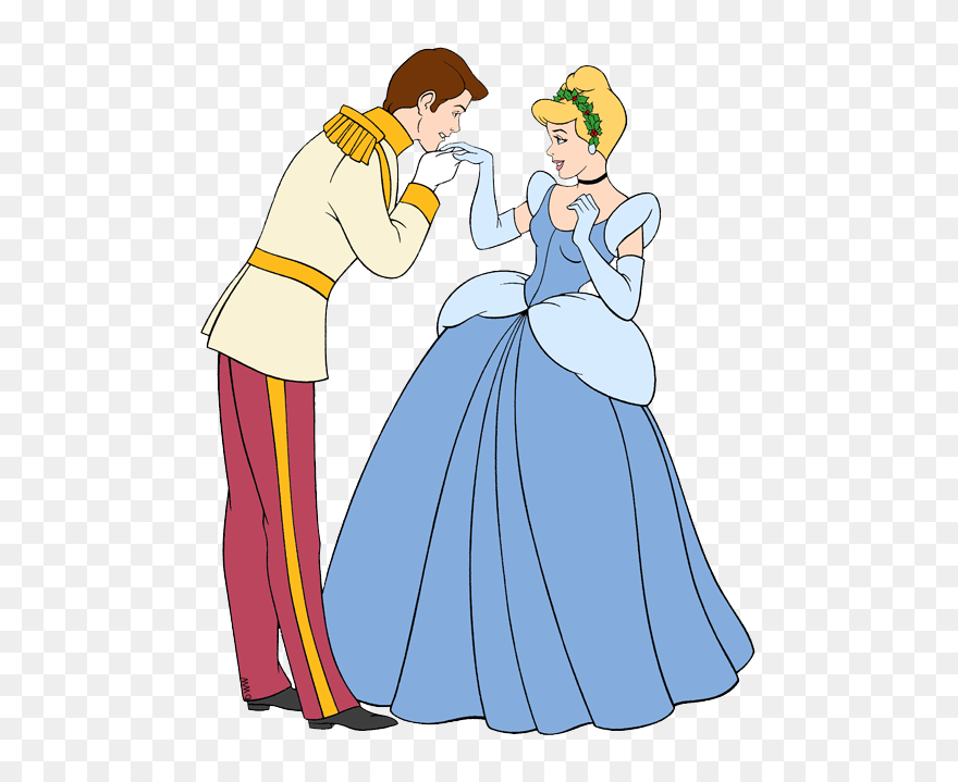 Cinderella And Prince Charming Clipart - Png Download