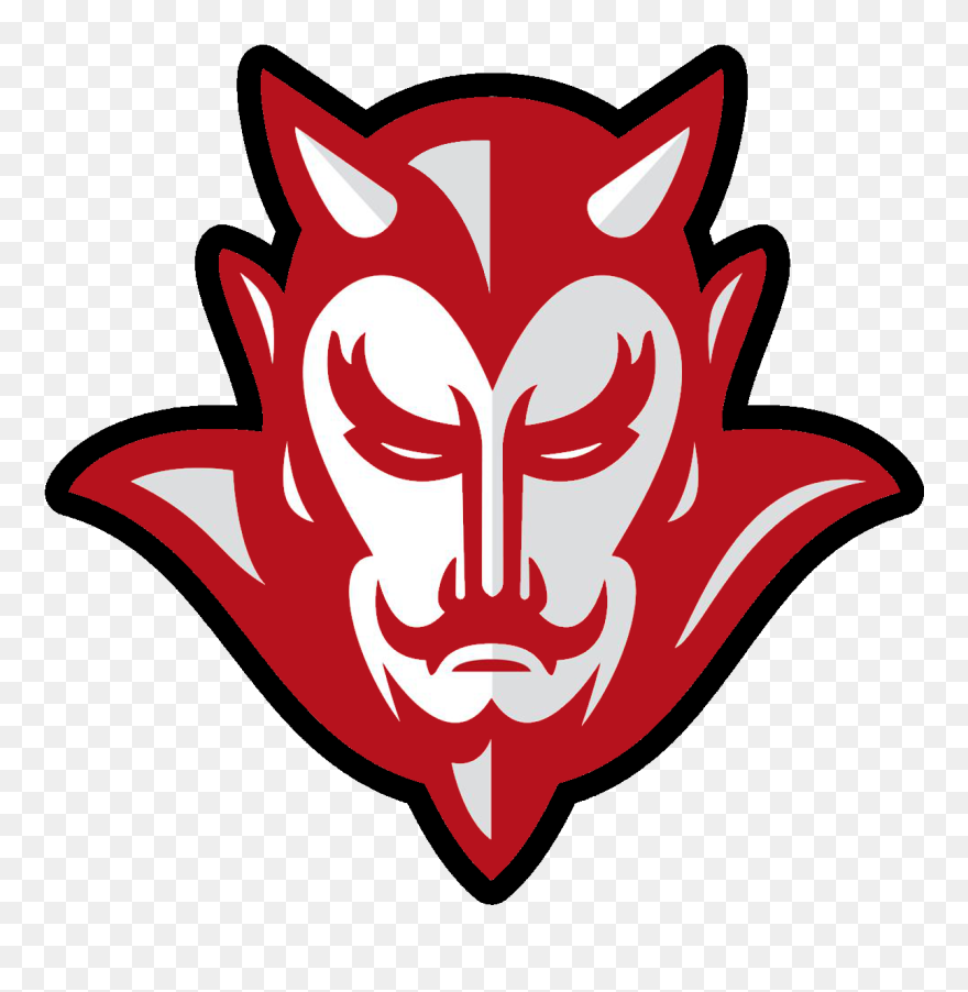 Red Devil Clipart Clipart Free Stock Red Devils Clip - High School Red Devil Mascot - Png Download