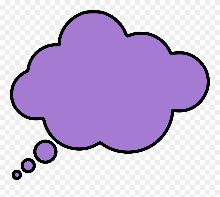 Colorful Thought Bubble Clipart - Png Download