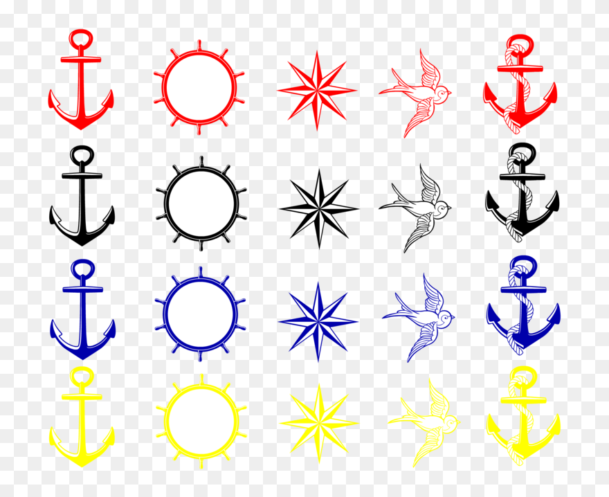 Nautical Clipart - Clip Art - Png Download