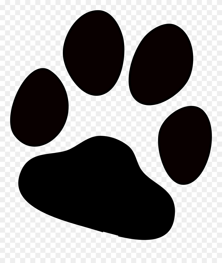 Dog Paw Footprint Clip Art - Png Download