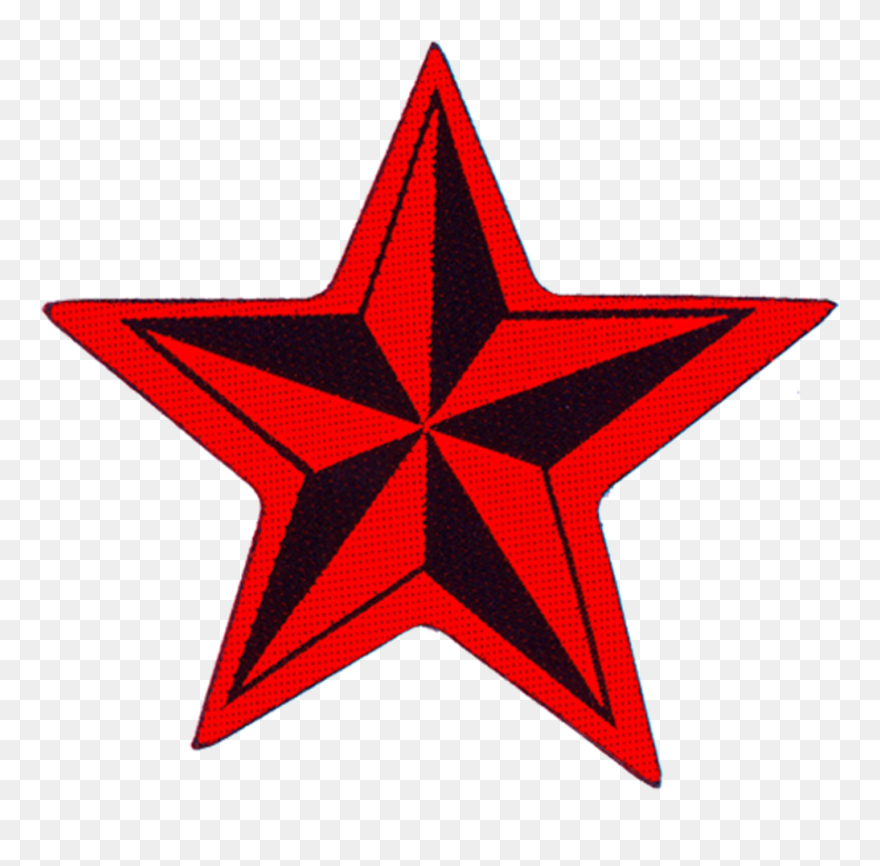 Red Nautical Star Png Clipart
