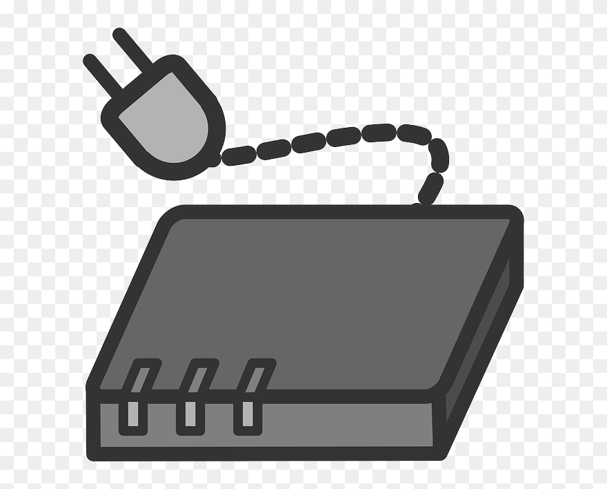 Internet, Flat, Modem, Theme, Device, Icon - Console Clipart - Png Download