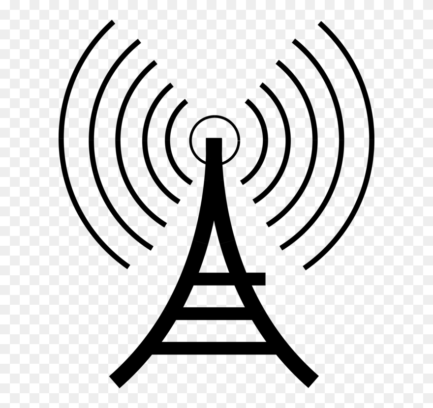 Internet Clipart Png - Radio Tower Clipart Transparent Png