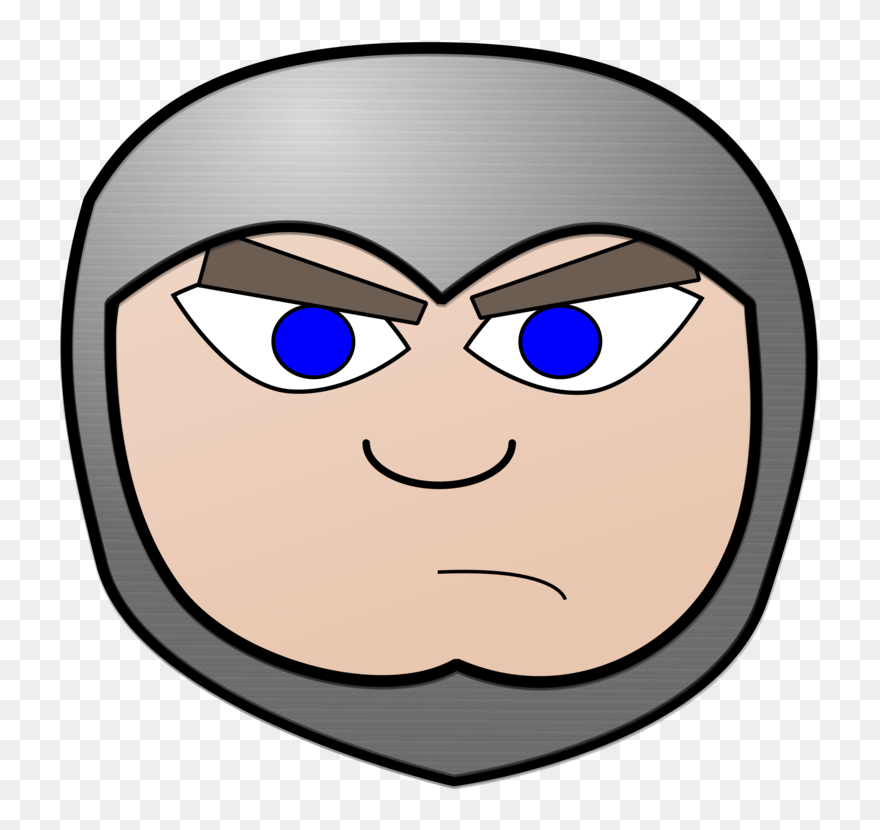 Emotion,facial Hair,happiness - Knight Face Cartoon Clipart