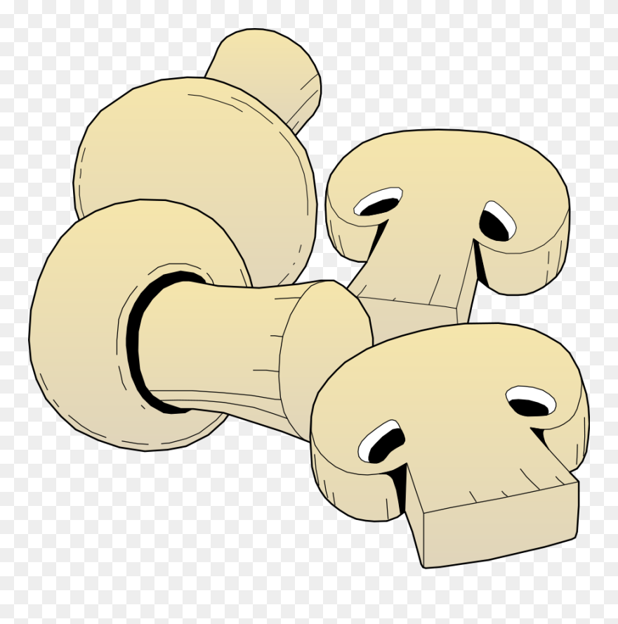 Vegetables 07 Clipart, Vector Clip Art Online, Royalty - Clipart Mushroom Food - Png Download