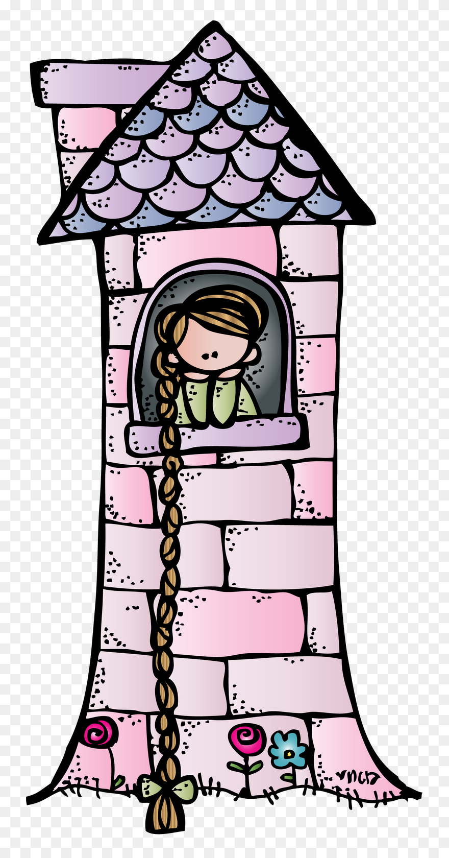 Melonheadz Rapunzel Clipart - Png Download