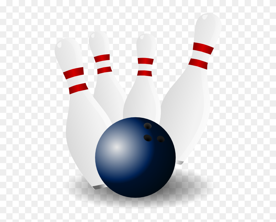 Free Bowling Clipart - Example Of Momentum For Kids - Png Download