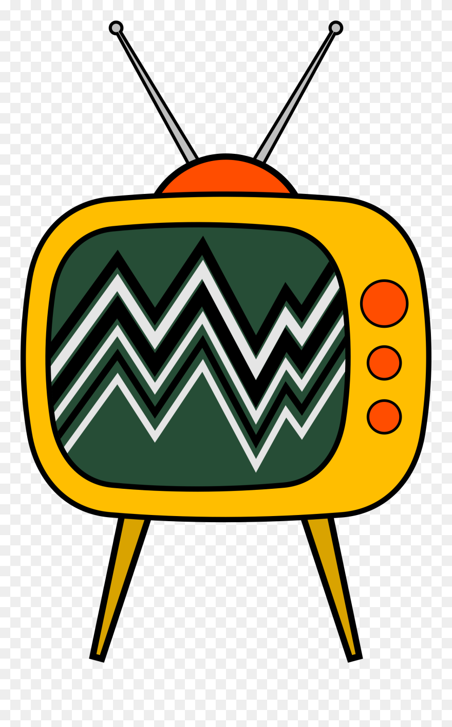 Cartoon Tv Cliparts - Old Tv Cartoon Png Transparent Png