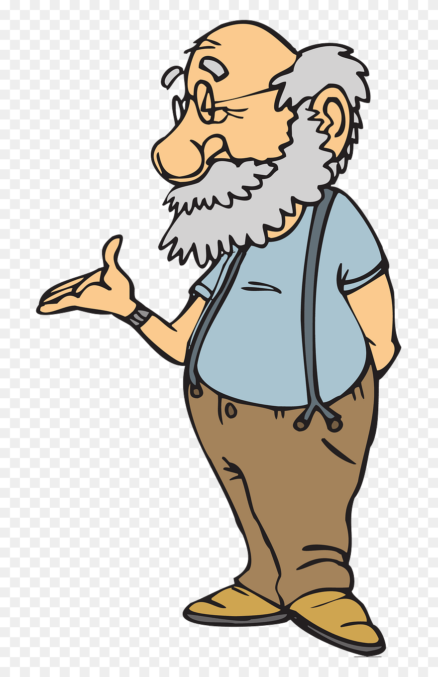 Old Man Clipart - Old Man Clip Art - Png Download