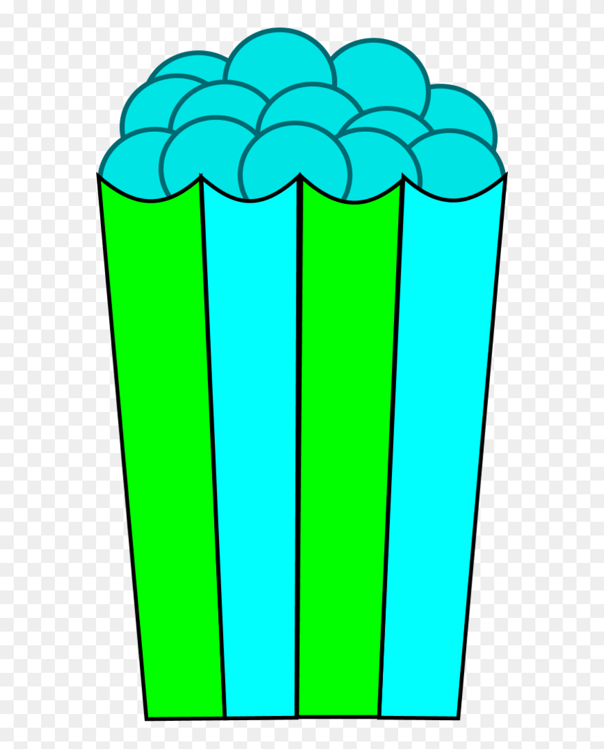 Popcorn Box Clip Art - Png Download