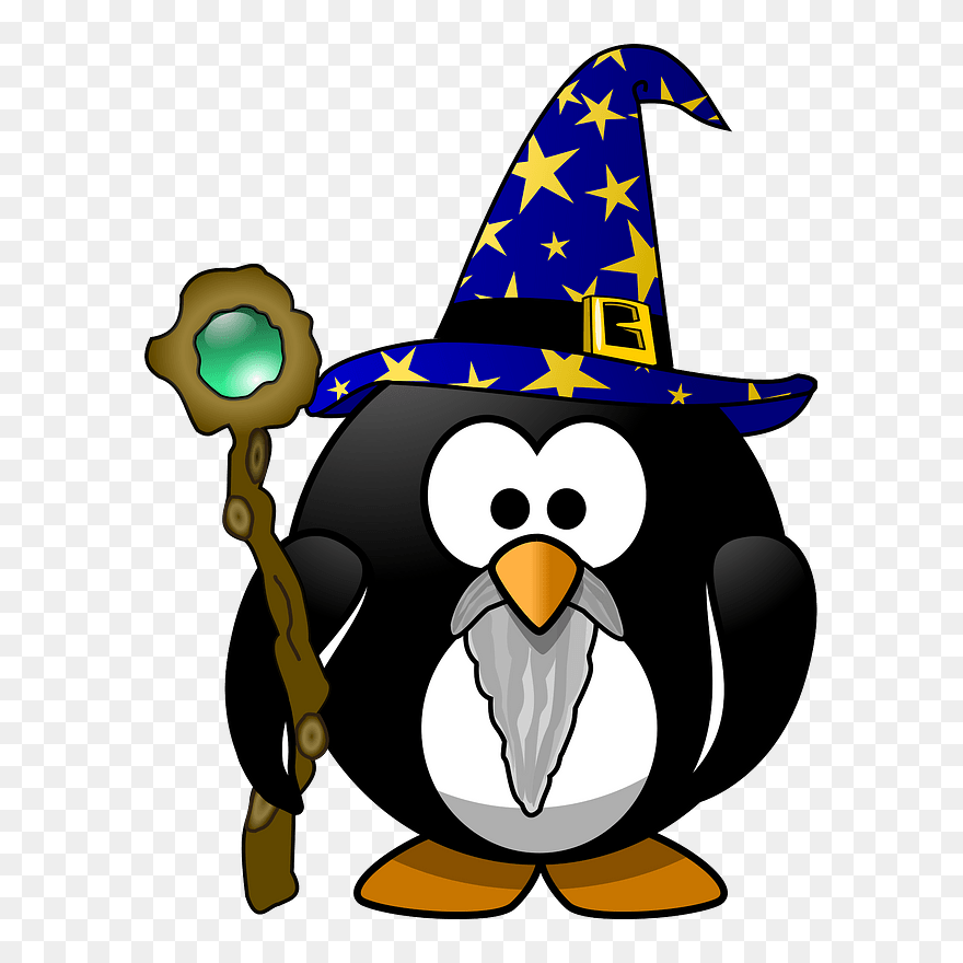 Wizard Penguin Clipart - Wizard Penguins - Png Download